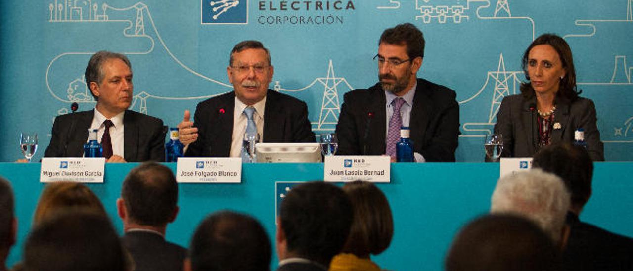 Miguel Duvison, José Folgado, Juan Lasala y Eva Pagán.