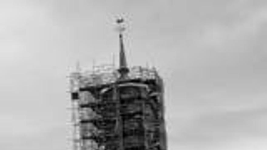 En marcha la restauración de la torre mudéjar