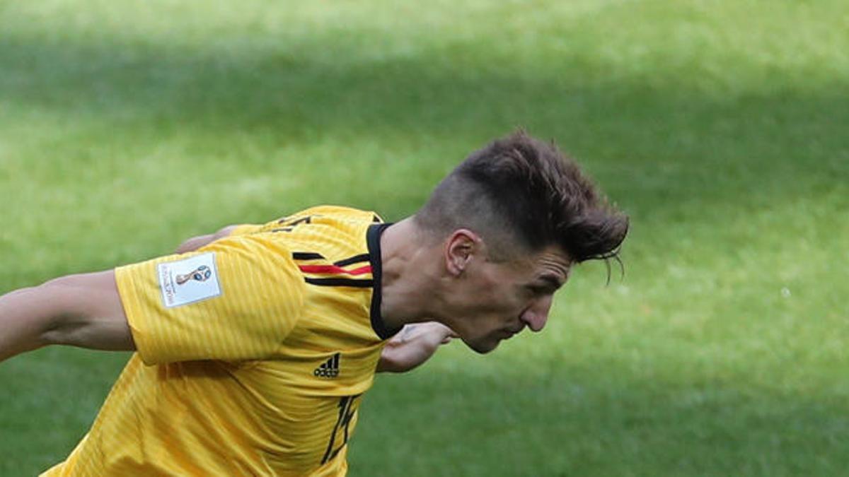 Meunier, objetivo del Valencia CF, sabe lo que es marcar con Bélgica