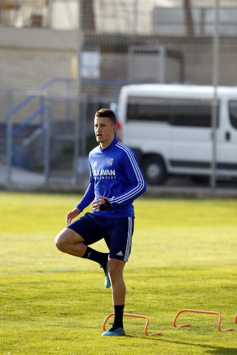 Entrenamiento del Real Zaragoza, 25 de febrero