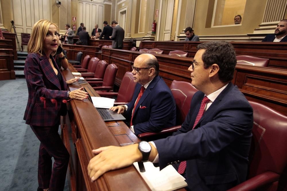 Pleno en el Parlamento de Canarias