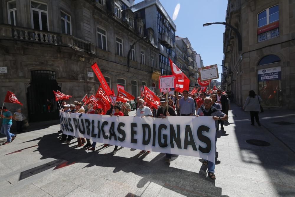 Los pensionistas vuelven a la calle en Vigo