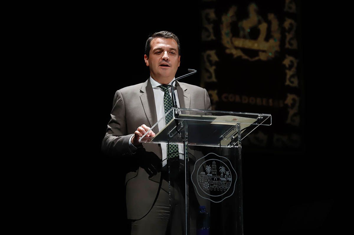 José María Bellido pregonero de las peñas cordobesas en San Rafael