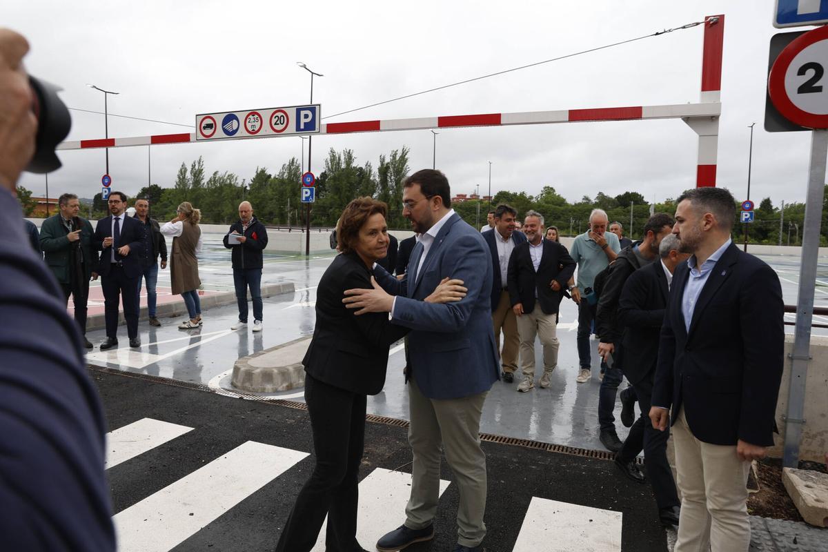EN IMÁGENES: Así es el nuevo parking disuasorio de la avenida Portugal de Gijón