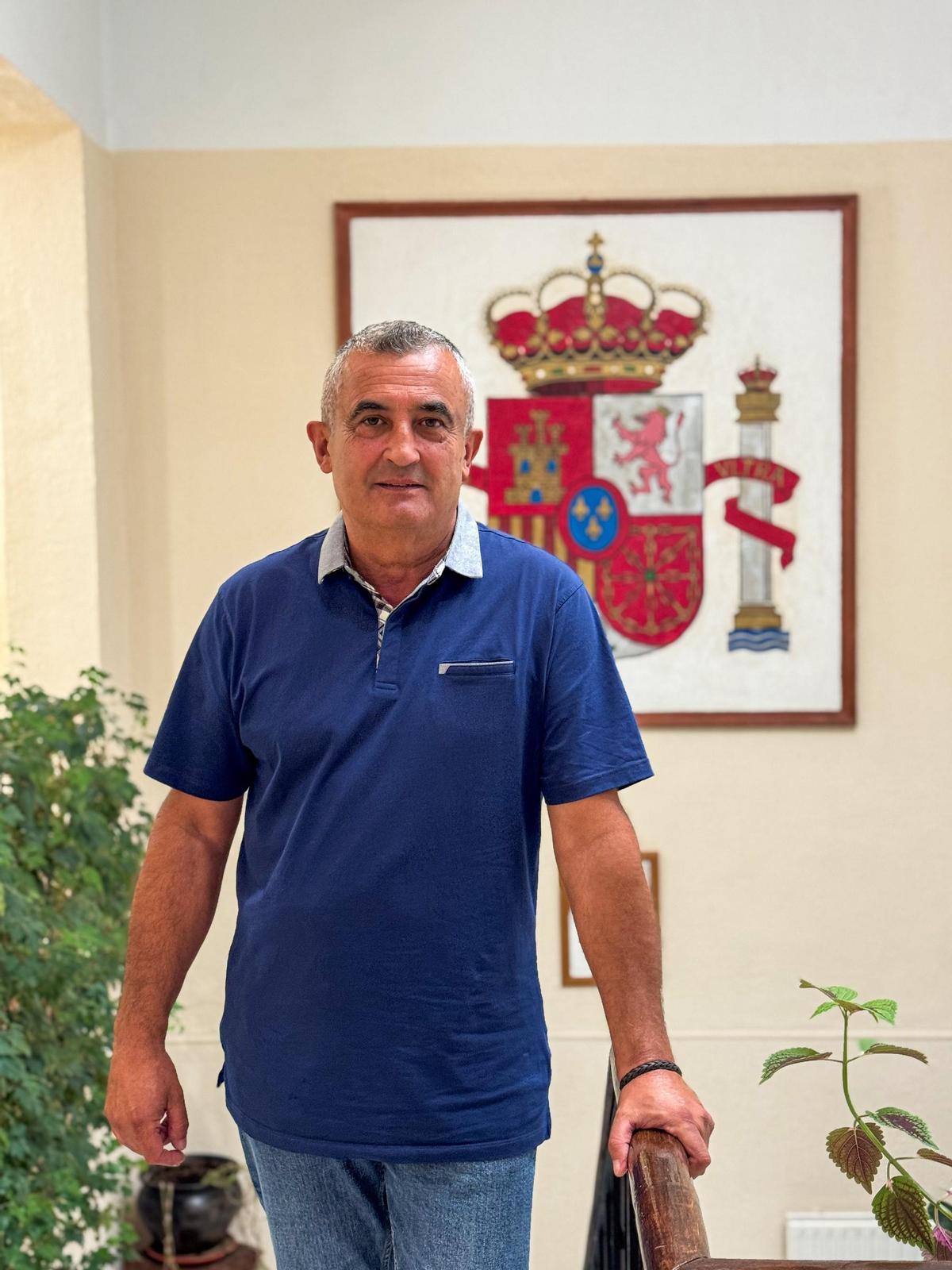 Alcalde de San Vicente de Alcántara, Andrés Hernáiz.