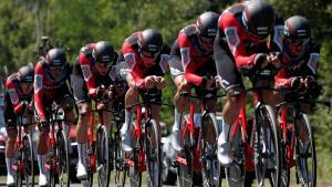 Cycling - Tour de France - The 35.5-km Stage 3 Team Time Trial from Cholet to Cholet - July 9, 2018 - BMC Racing Team in action. REUTERS/Benoit Tessier