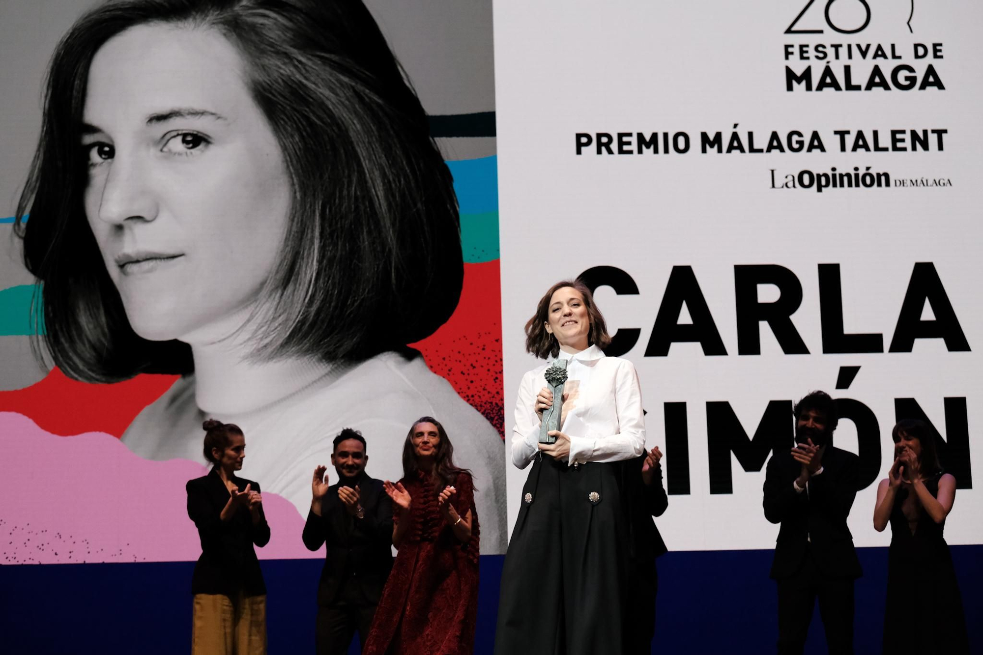 La directora Carla Simón recibió el Premio Málaga Talent-La Opinión de Málaga del Festival de Cine de Málaga 2023