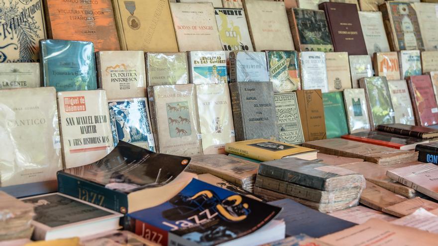 Libros en la Feria del Libro de Madrid.