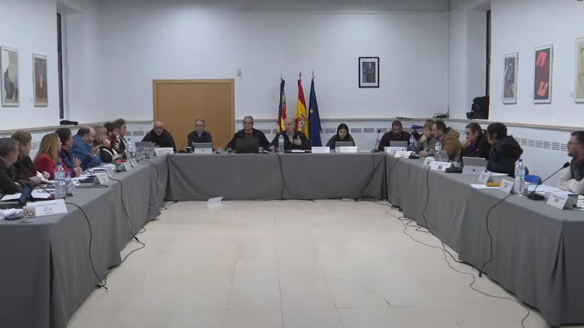 Una imagen de pleno del pasado 2 de febrero, al que se llevó la moción institucional sobre la sanidad