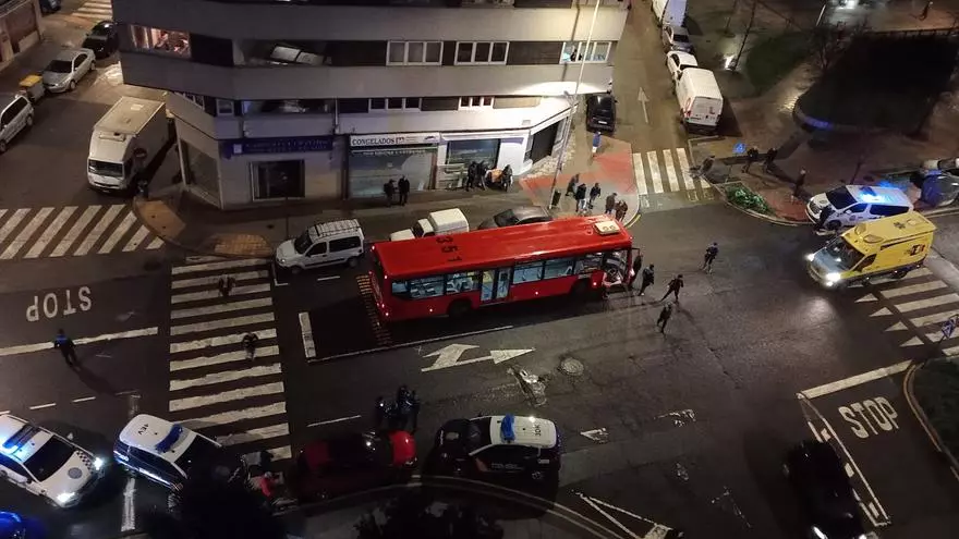 Atropello de un autobús en O Ventorrillo