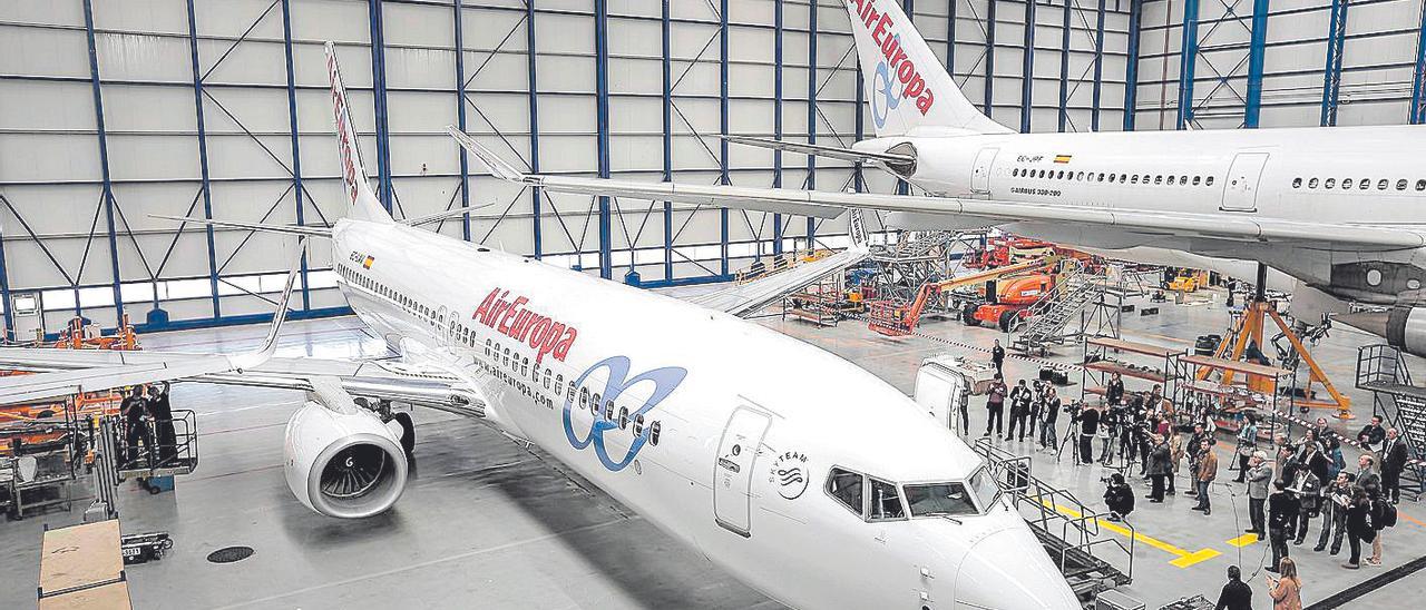 La compañía aérea Air Europa cuenta con una plantilla de más de 3.500 empleados.