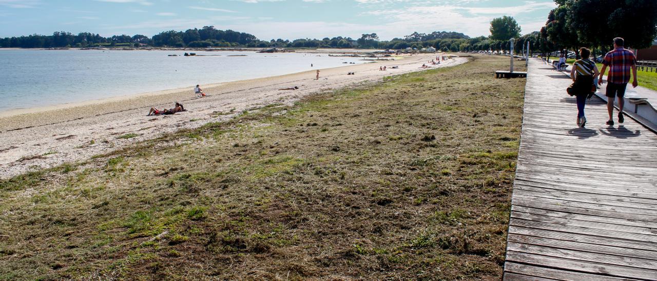 Playa de O Bao, en A Illa de Arousa