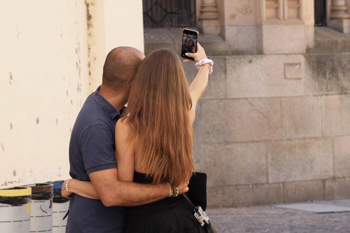 Fotos de turistas.