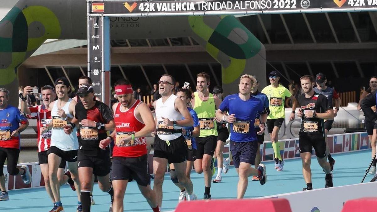Imagen de la edición del Maratón Valencia 2023