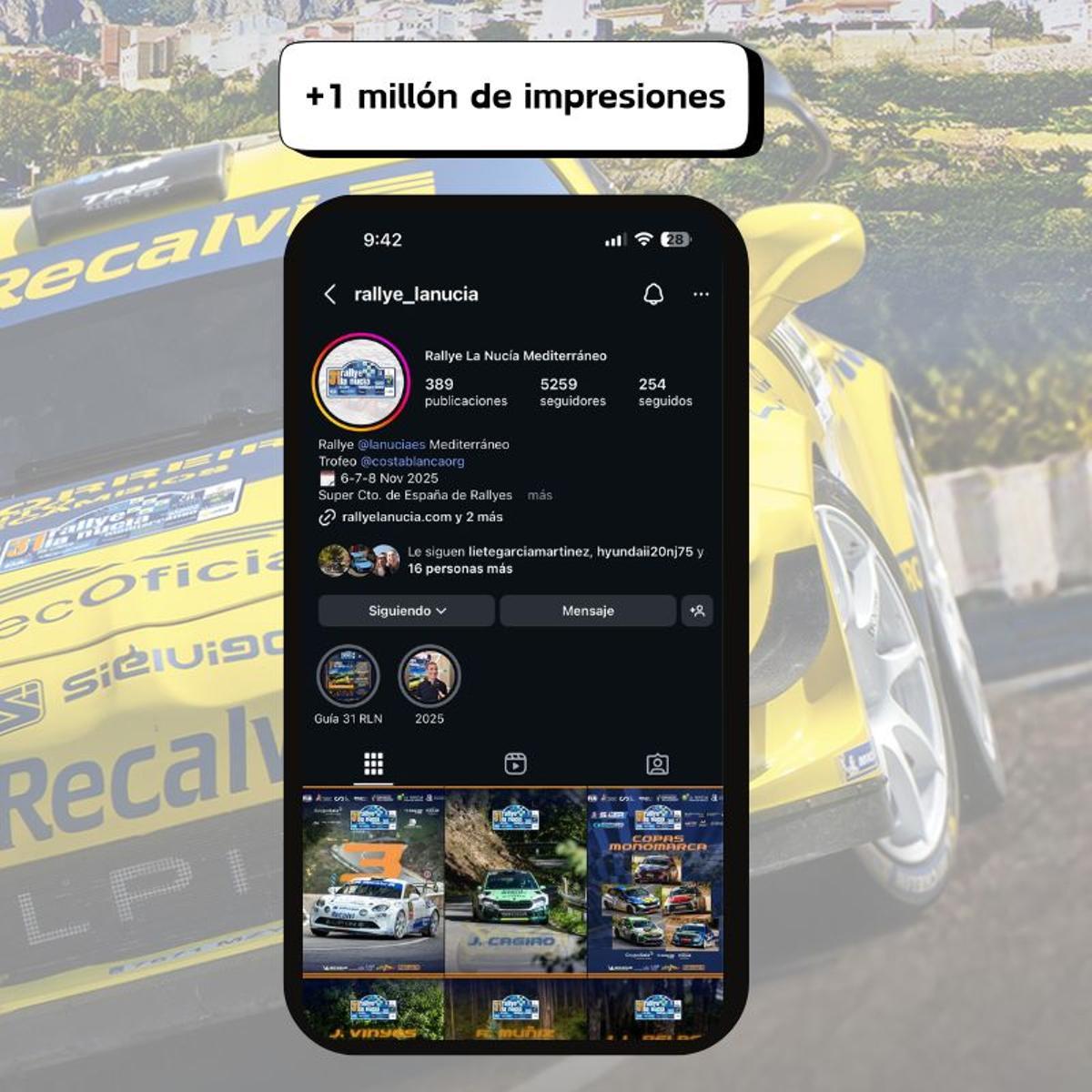 La app oficial del Rallye La Nucía Mediterráneo ha superado ya las 10.000 descargas acumuladas.