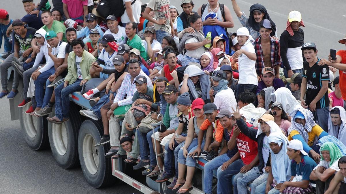 Caravana de migrantes.