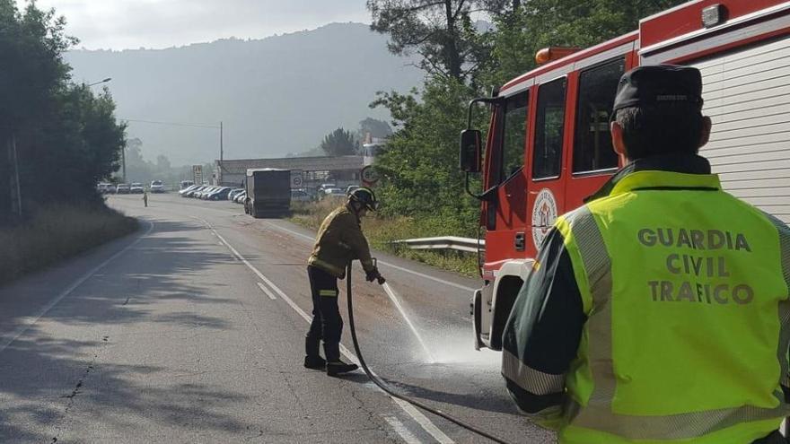 Lugar de accidente. // FDV