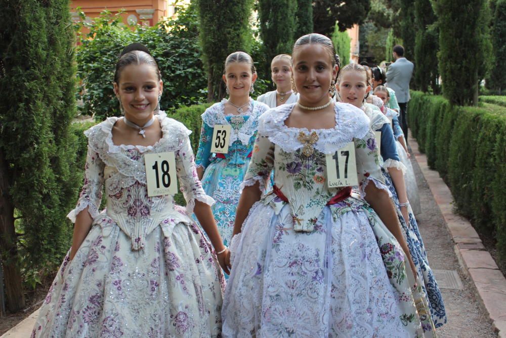 Los Jardines de Monforte acogieron la prueba de las infantiles con moño único