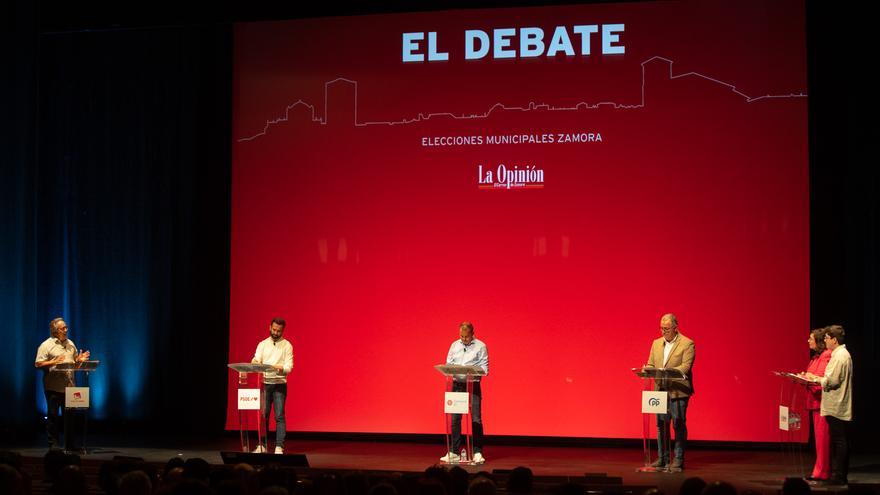 GALERÍA | El debate electoral de Zamora, en imágenes