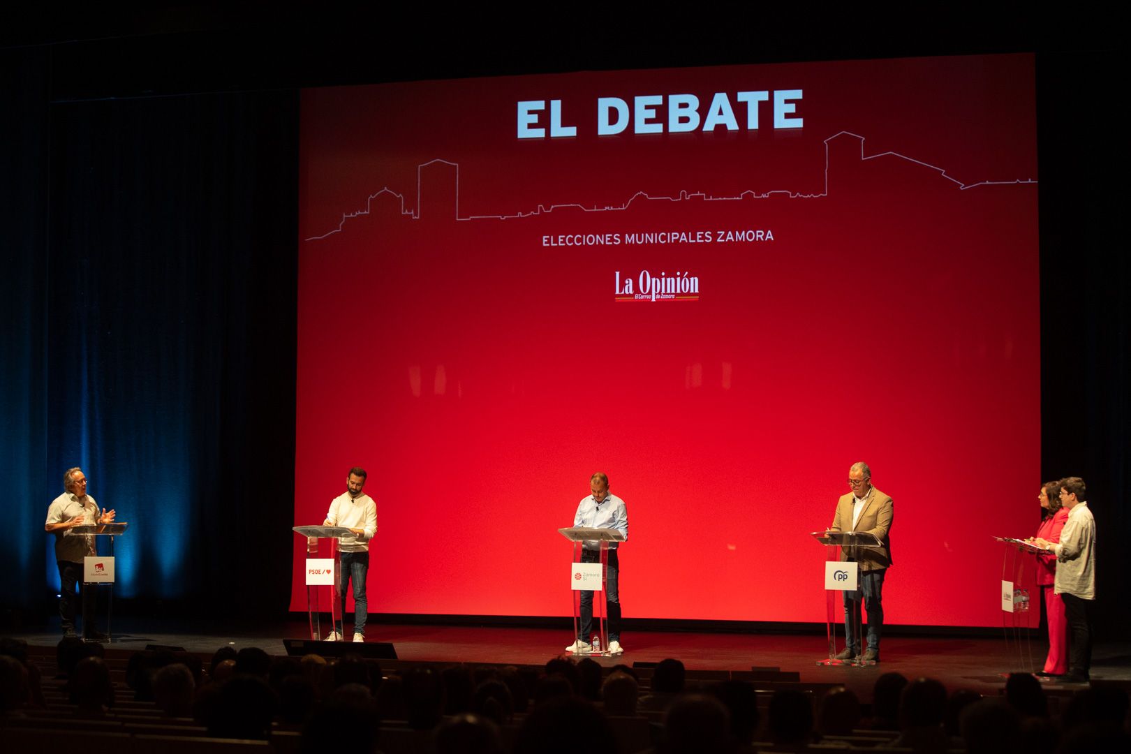 GALERÍA | El debate electoral de Zamora, en imágenes