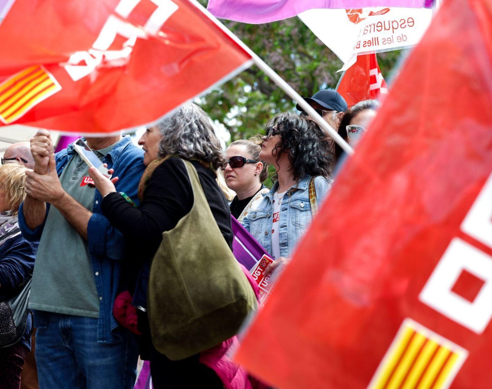Imagen de archivo de un acto sindical en Vila.