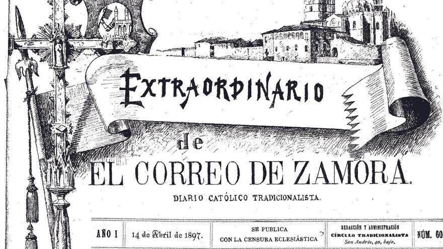 Hoy, con LA OPINIÓN-EL CORREO DE ZAMORA, gratis una réplica exacta del primer especial sobre la Semana Santa que se publicó en 1897