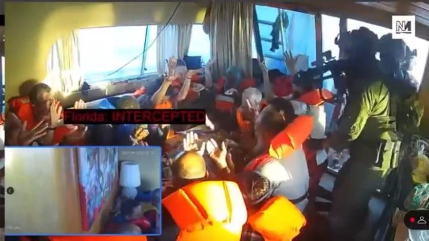 El momento en que es interceptada en alta mar la Flotilla Global Sumud por fuerzas israelíes