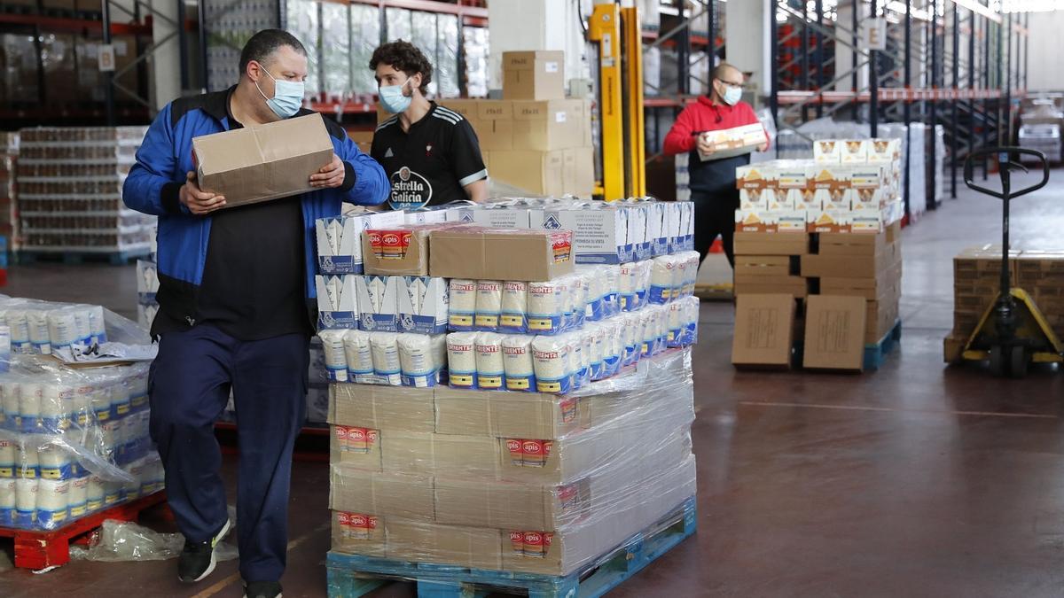 Instalaciones del Banco de Alimentos de Vigo, en una imagen de archivo