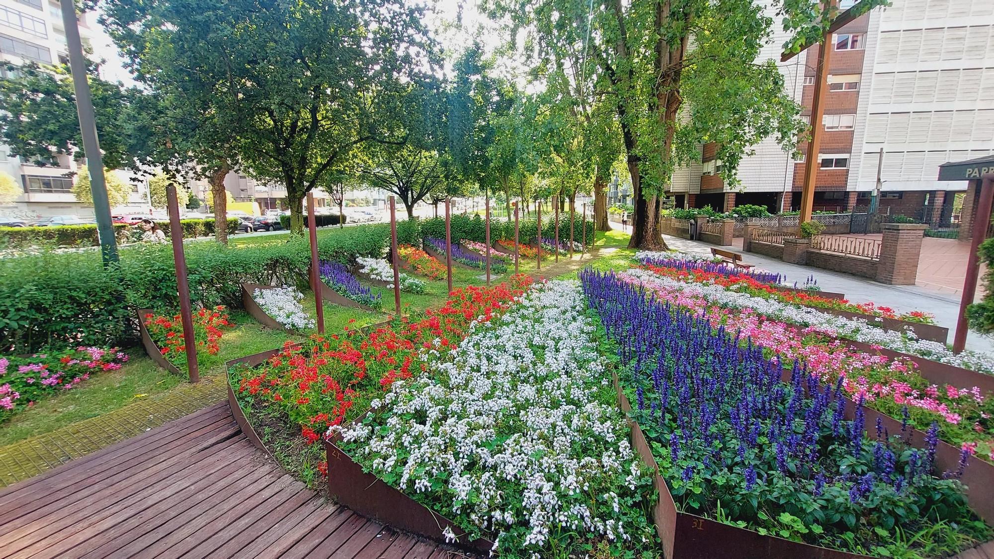 El "Jardín Arco-Iris" que Ponte de Lima cedió a Vigo en 2007
