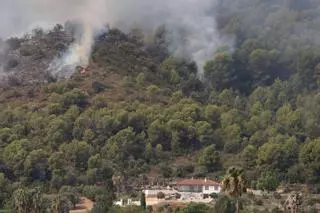 El 43% de la superficie quemada por el incendio de Vall d’Uixó está en la Serra d’Espadà