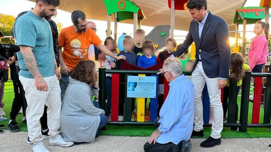 El parque municipal de Mirador de Agridulce ya lleva el nombre de Martín