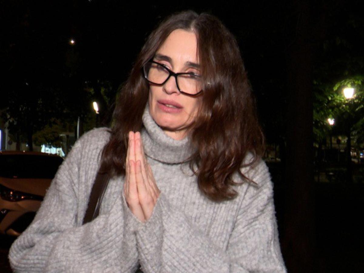 Paz Vega a la salida de casa de su hermana Sara Vega