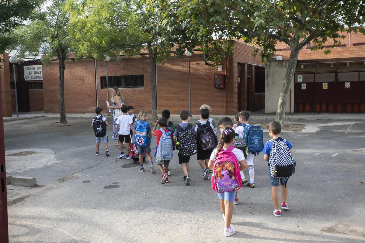 Valencia. Inicio del curso escolar, CEIP El Grau