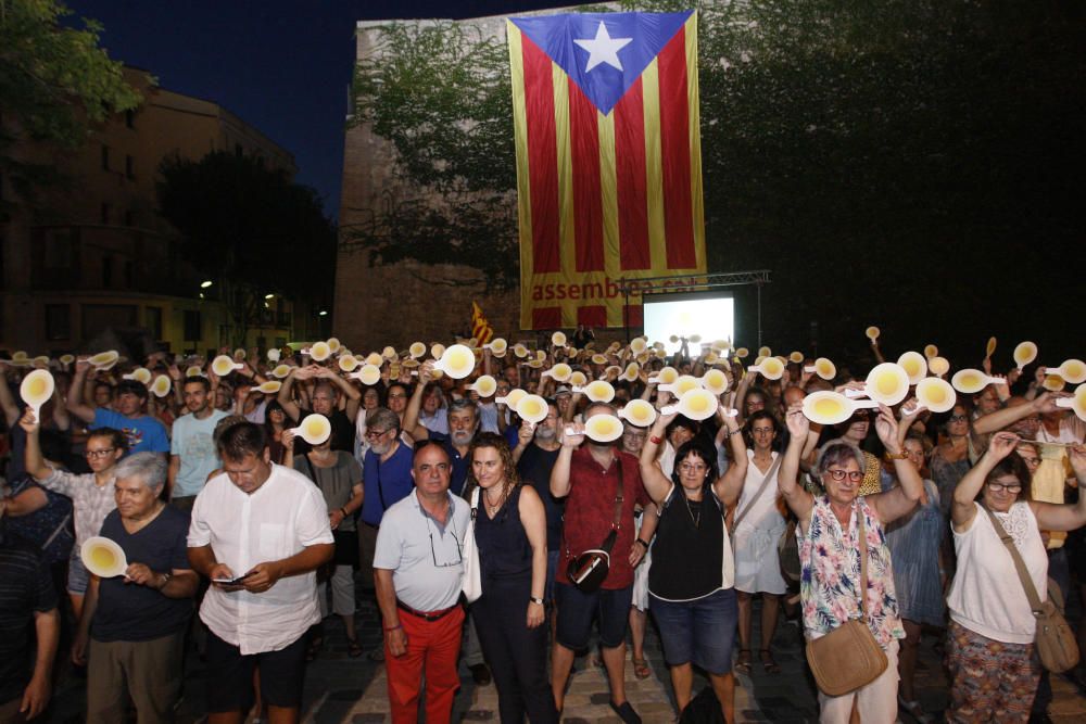 Assaig de la Diada a Girona