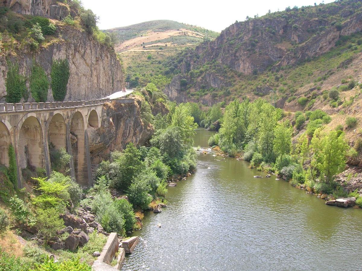Después de nacer en tierras leonesas, el río Sil se adentra en Galicia marcando durante varios kilómetros una frontera natural entre Lugo y Ourense atravesando los impresionantes Cañones del Sil antes de desembocar en el Miño