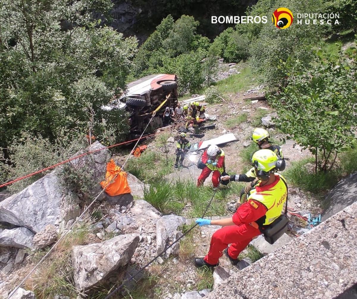 El conductor de l’autobús accidentat al Pirineu va evitar una tragèdia