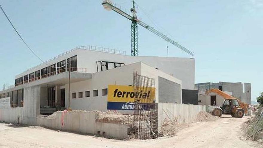 Imagen del nuevo colegio del Raiguero de Bonanza en construcción