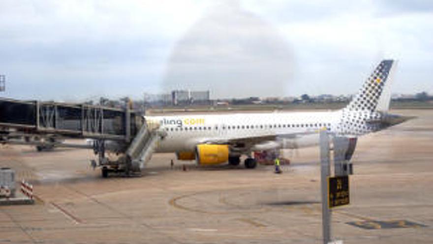 Imagen de un avión de la compañía Vueling.