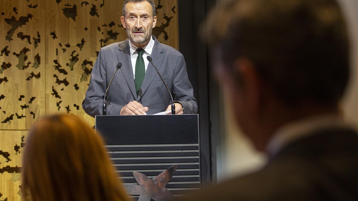 El alcalde de Elche, Carlos González, en un acto en Madrid