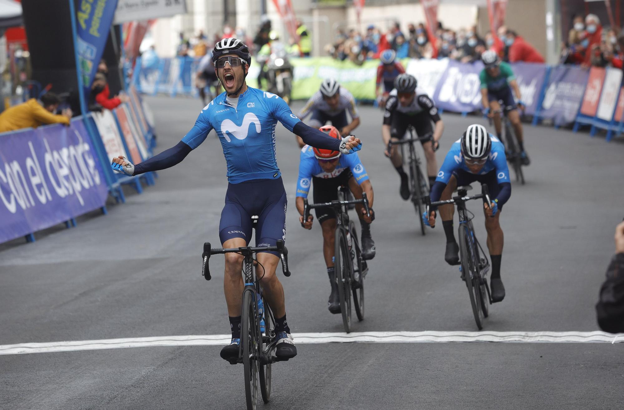 La segunda etapa de la Vuelta Ciclista a Asturias, en imágenes