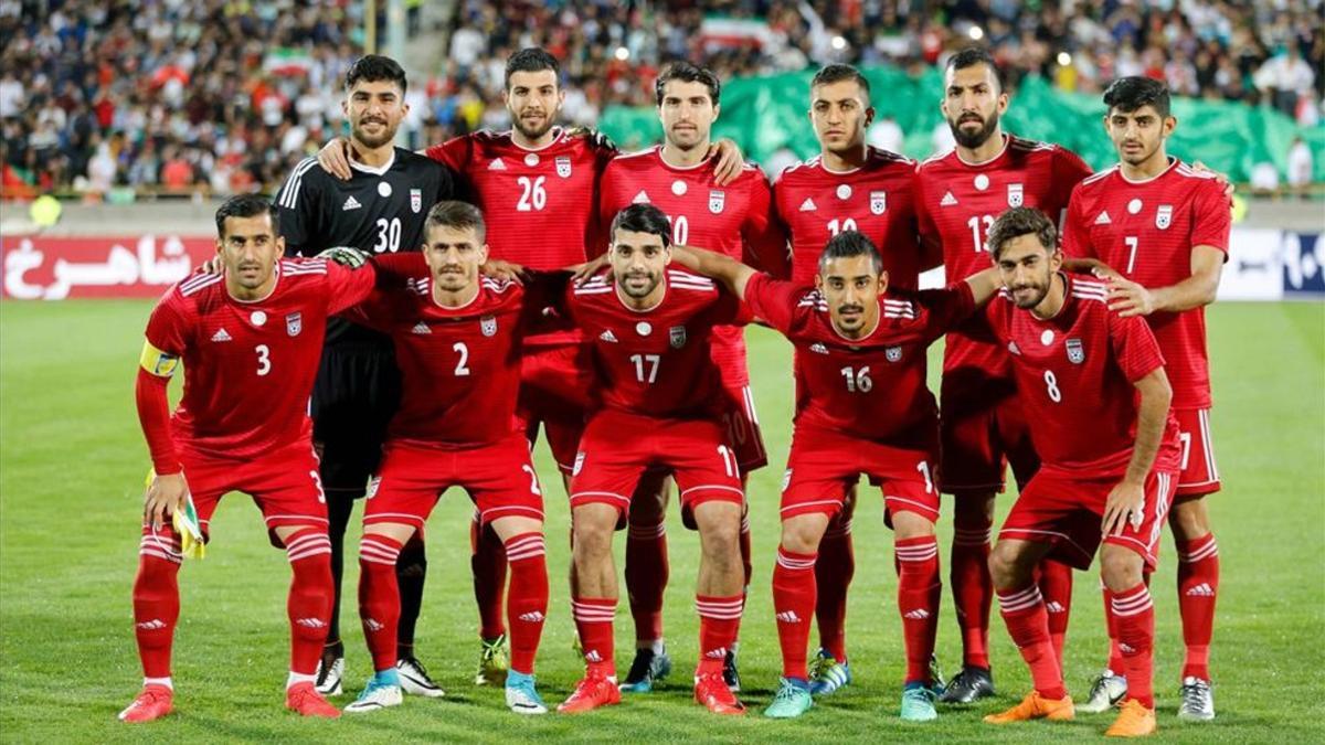 La selección iraní, en una imagen de archivo