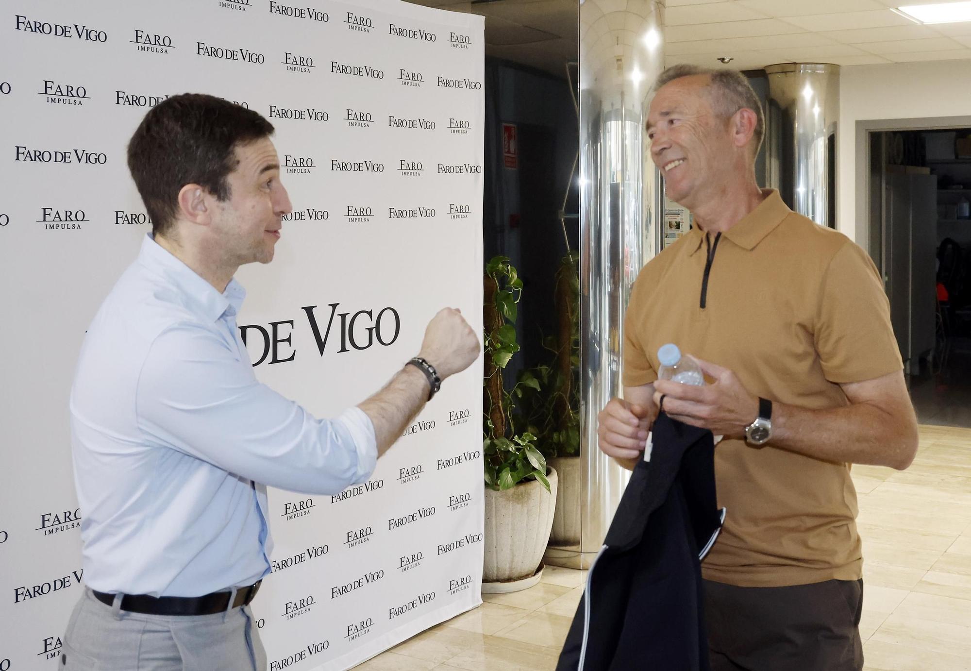 Encuentro de exjugadores y capitanes del Celta con suscriptores de FARO