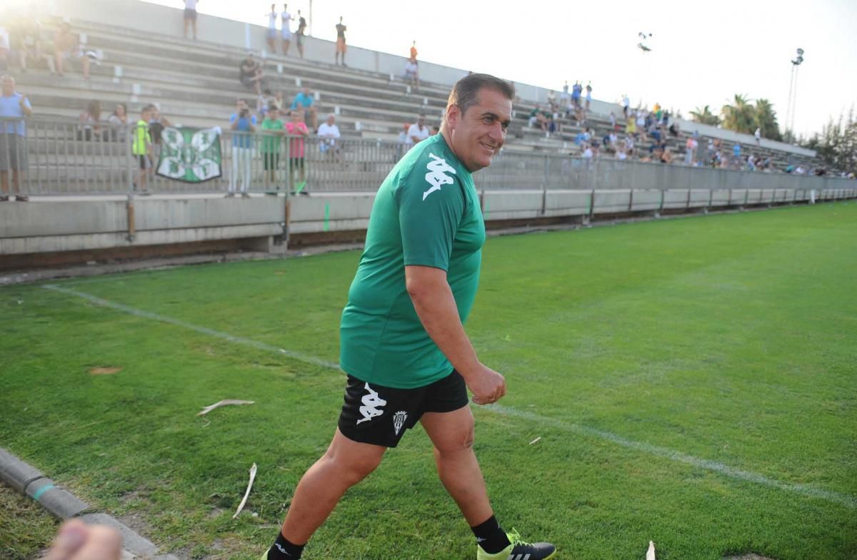 Primer entrenamiento de Sandoval tras su vuelta al Córdoba CF