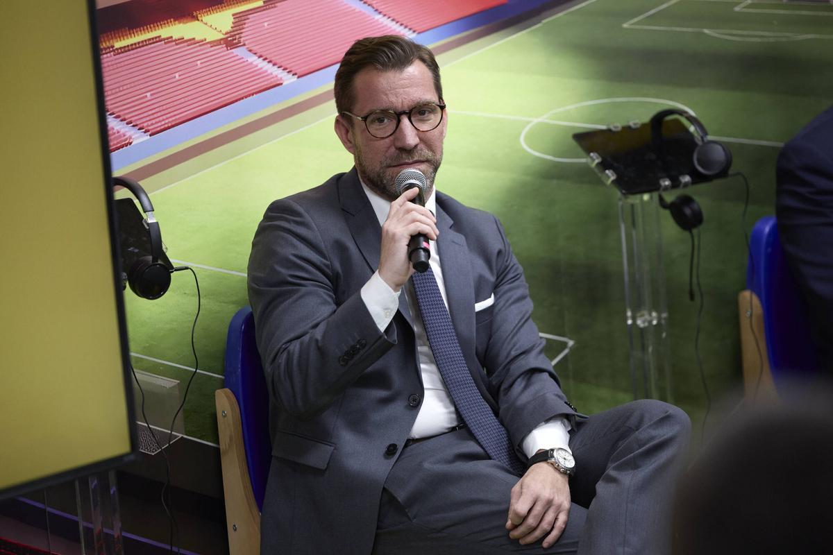 Presentación Espai Barça 365 precandidato a las elecciones a la presidencia del FC Barcelona 2026 de Marc Ciria Foto: Dani Barbeito Moviment 42