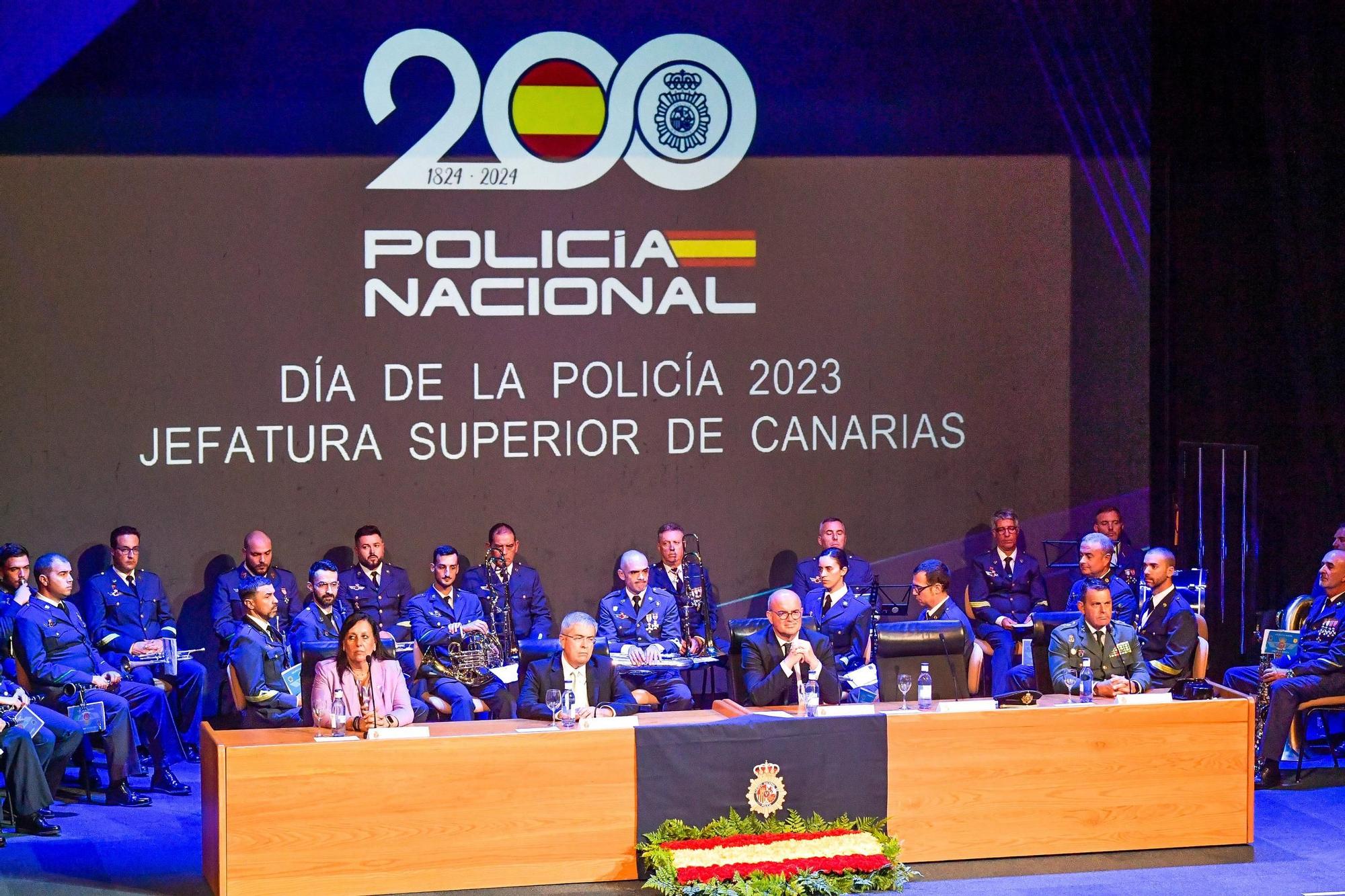 Acto del Día de la Policía en San Bartolomé de Tirajana