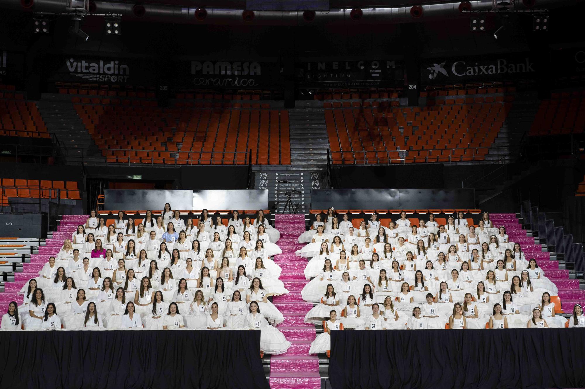 Así ha sido el ensayo de la gala para la elección de las cortes falleras 2023: infantiles