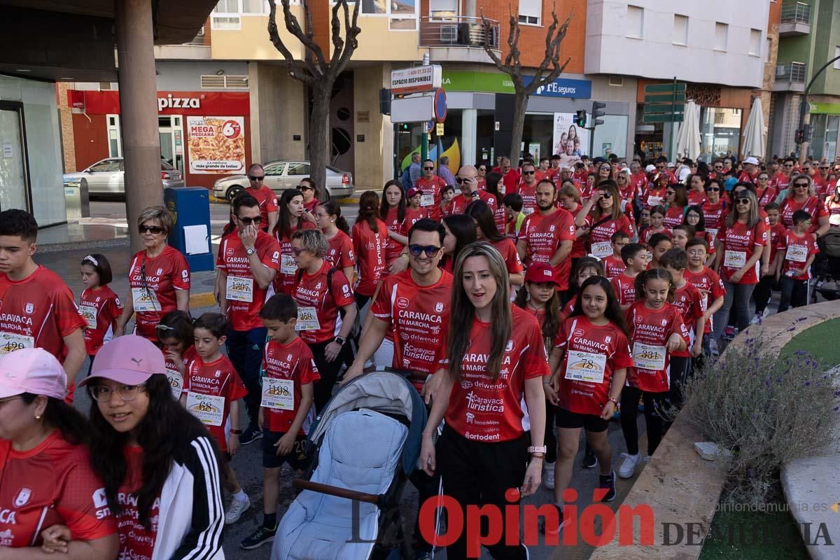 Marcha de la ONG Delwende en Caravaca