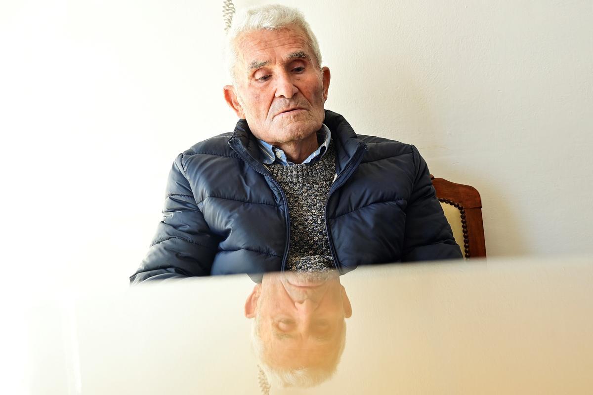 Pepe Alarcón García, de 90 años, testigo de la masacre en la carretera de Almería.