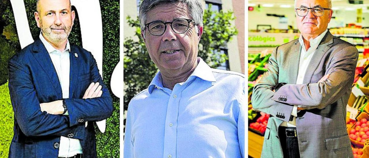 Javier García, de Magic Costa Blanca; Juan Valero, de Firmus Homes; y Juan José Fornés, de Masymas