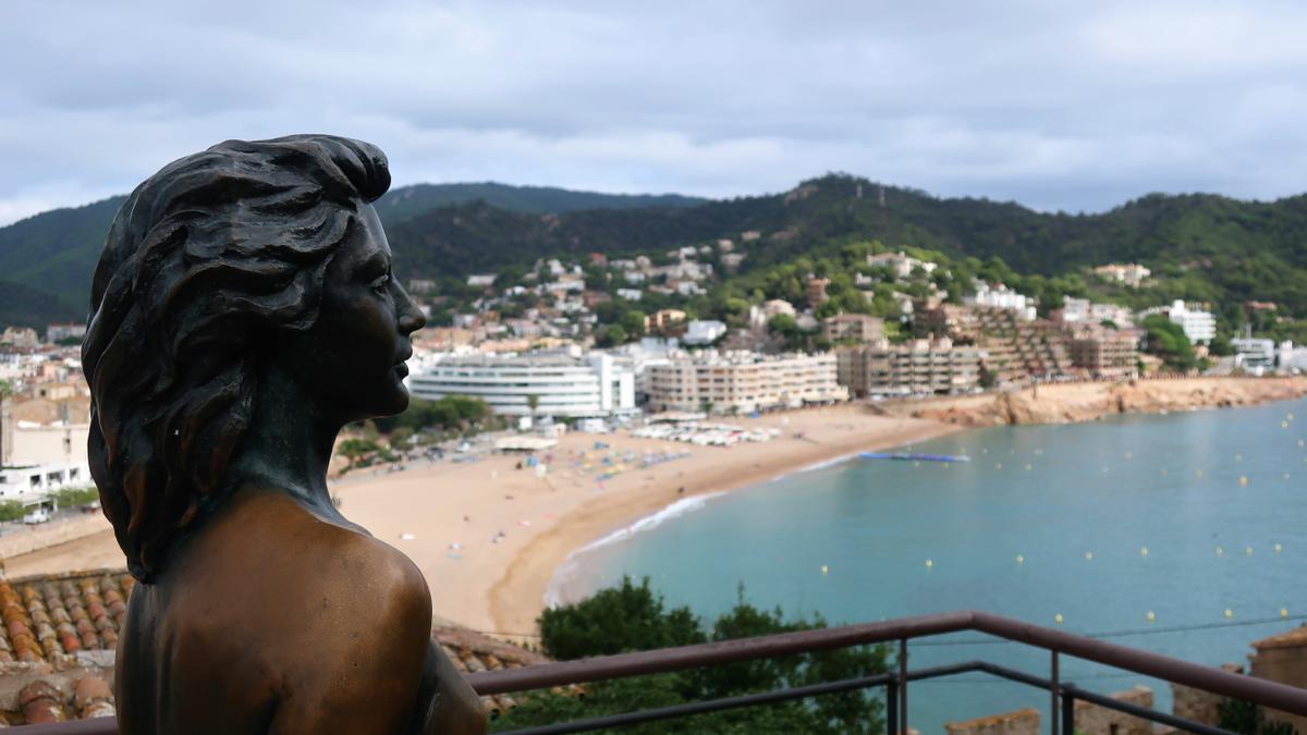 Escultura d&#039;Ava Gardner a Tossa de Mar